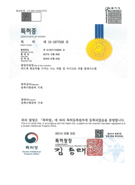 피드백 회로부를 가지는 나노 버블 및 마이크로 버블 발생시스템